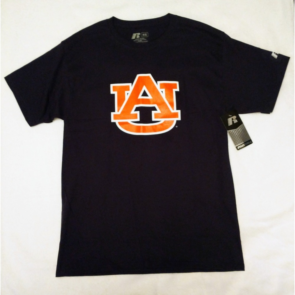 Russell Athletic Auburn Tigers Mens Shirt Medium AU Navy Blue T-Shirt RN104648 - Picture 3 of 7